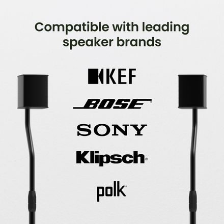 Kanto SLH - výškově stavitelné satelitní stojany, černé