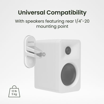 Kanto SPW3 - univerzální satelitní držáky, bílá