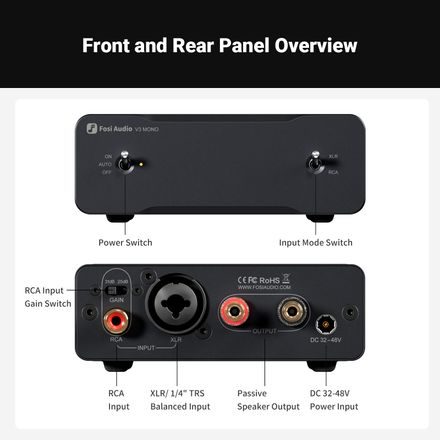 Fosi Audio V3 Mono-48V