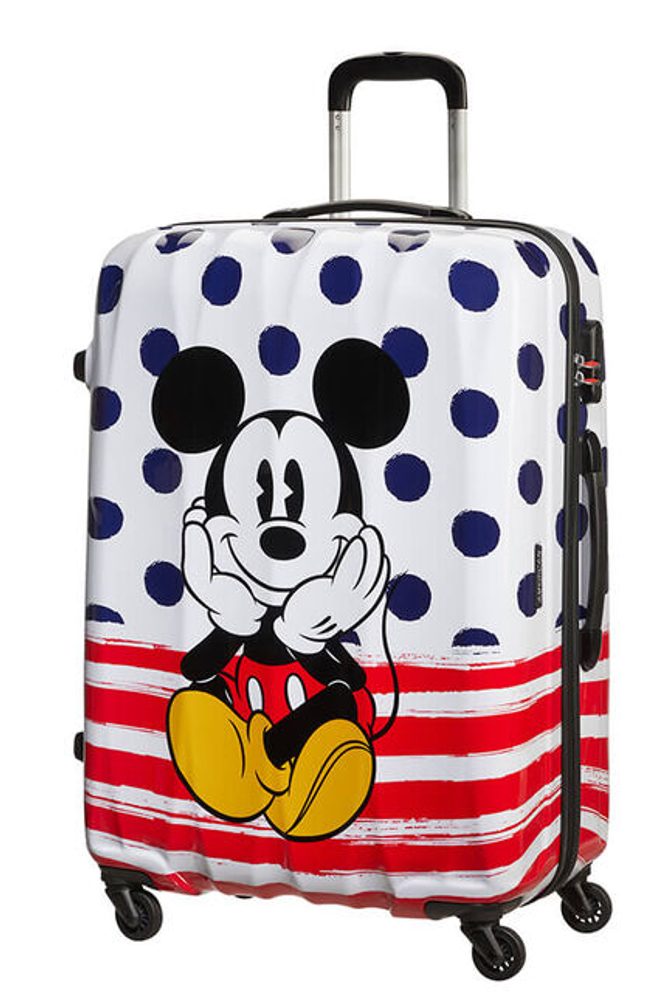 Levně American Tourister Cestovní kufr Disney Legends Spinner 88 l - bílá