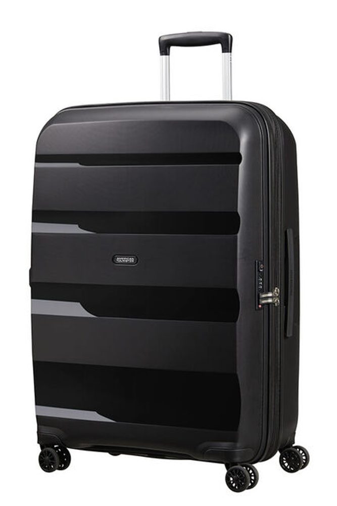 Levně American Tourister Skořepinový cestovní kufr Bon Air DLX L EXP 104/117 l - černá