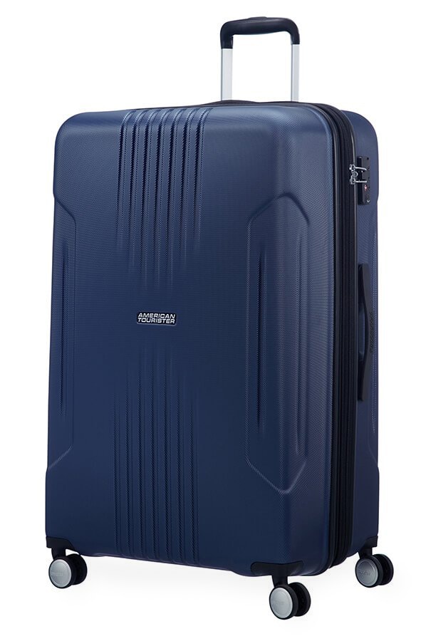 Levně American Tourister Cestovní kufr Tracklite Spinner EXP 105/120 l - tmavě modrá