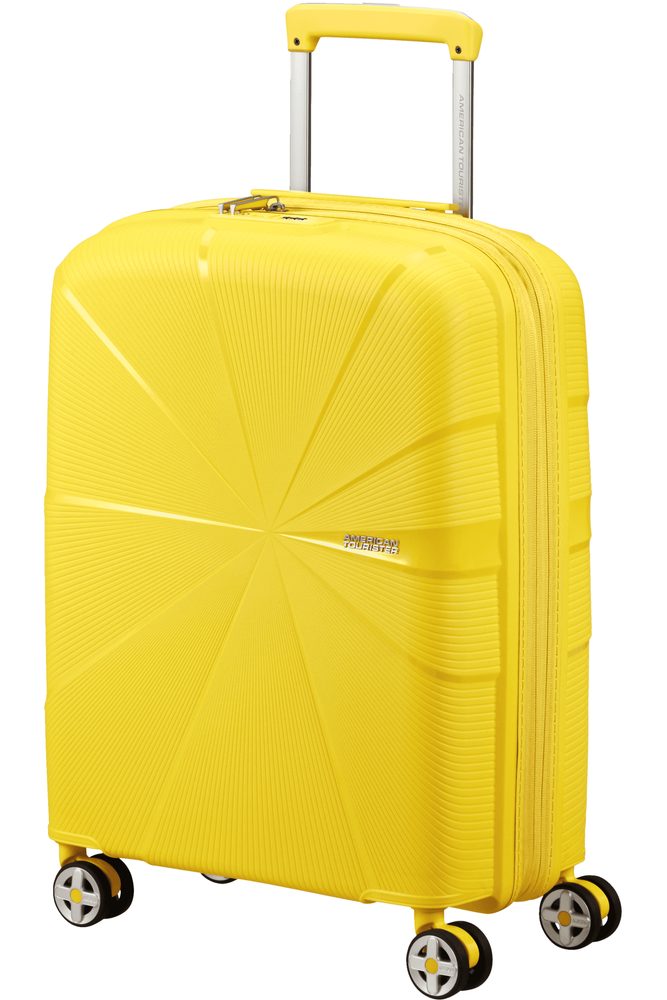 Levně American Tourister Kabinový cestovní kufr StarVibe S EXP 37/41 l - žlutá