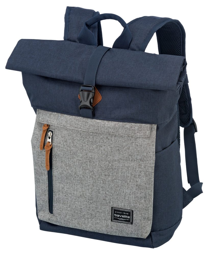 Obrázok Travelite Městský batoh Basics Roll-up Navy/Grey 35 l