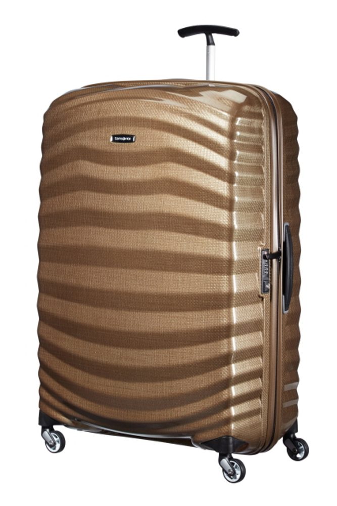 Levně Samsonite Cestovní kufr Lite-Shock Spinner 124 l - hnědá