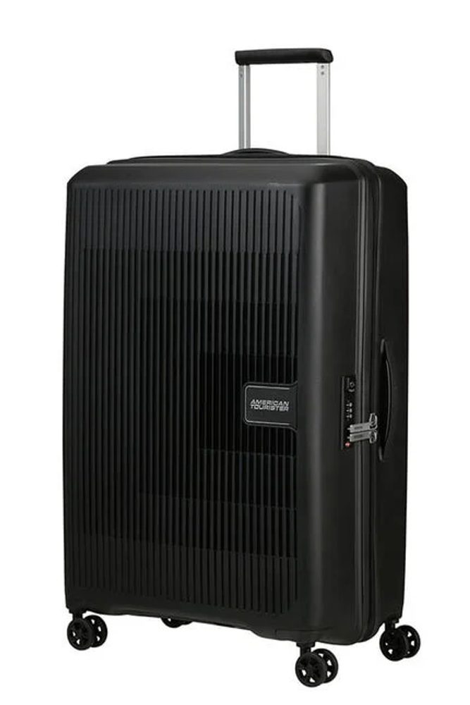 Levně American Tourister Skořepinový cestovní kufr Aerostep L EXP 101,5/109 l - černá