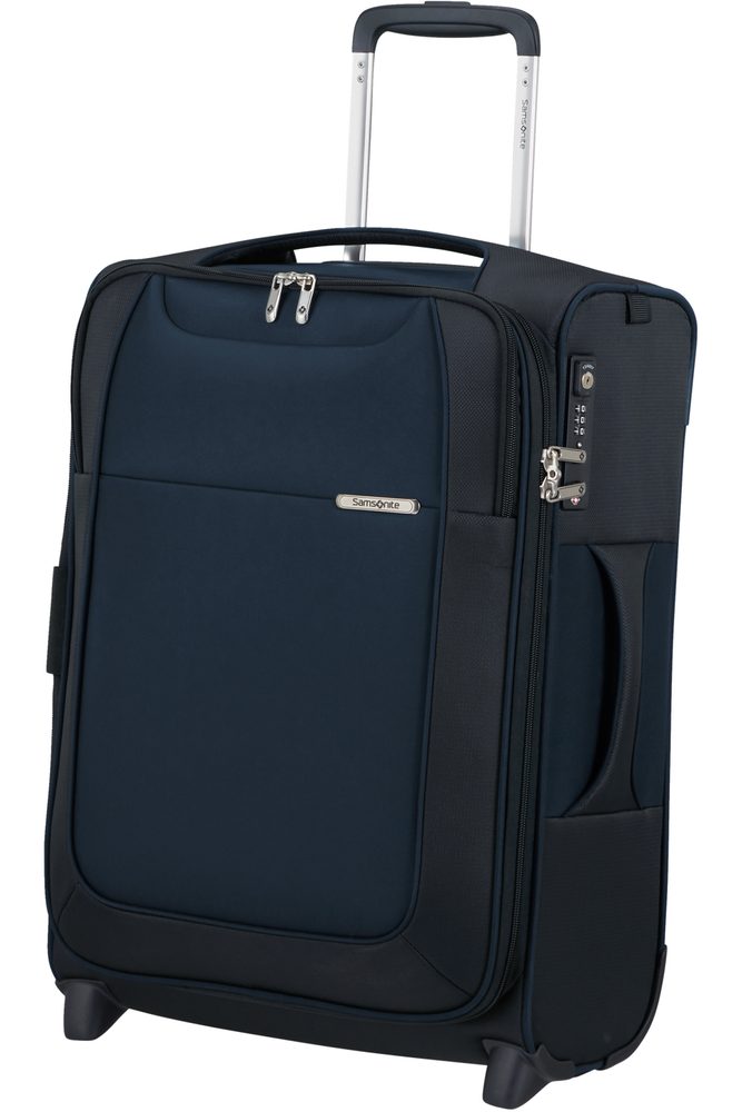 Levně Samsonite Kabinový cestovní kufr D'Lite Upright EXP 40/45 l - tmavě modrá