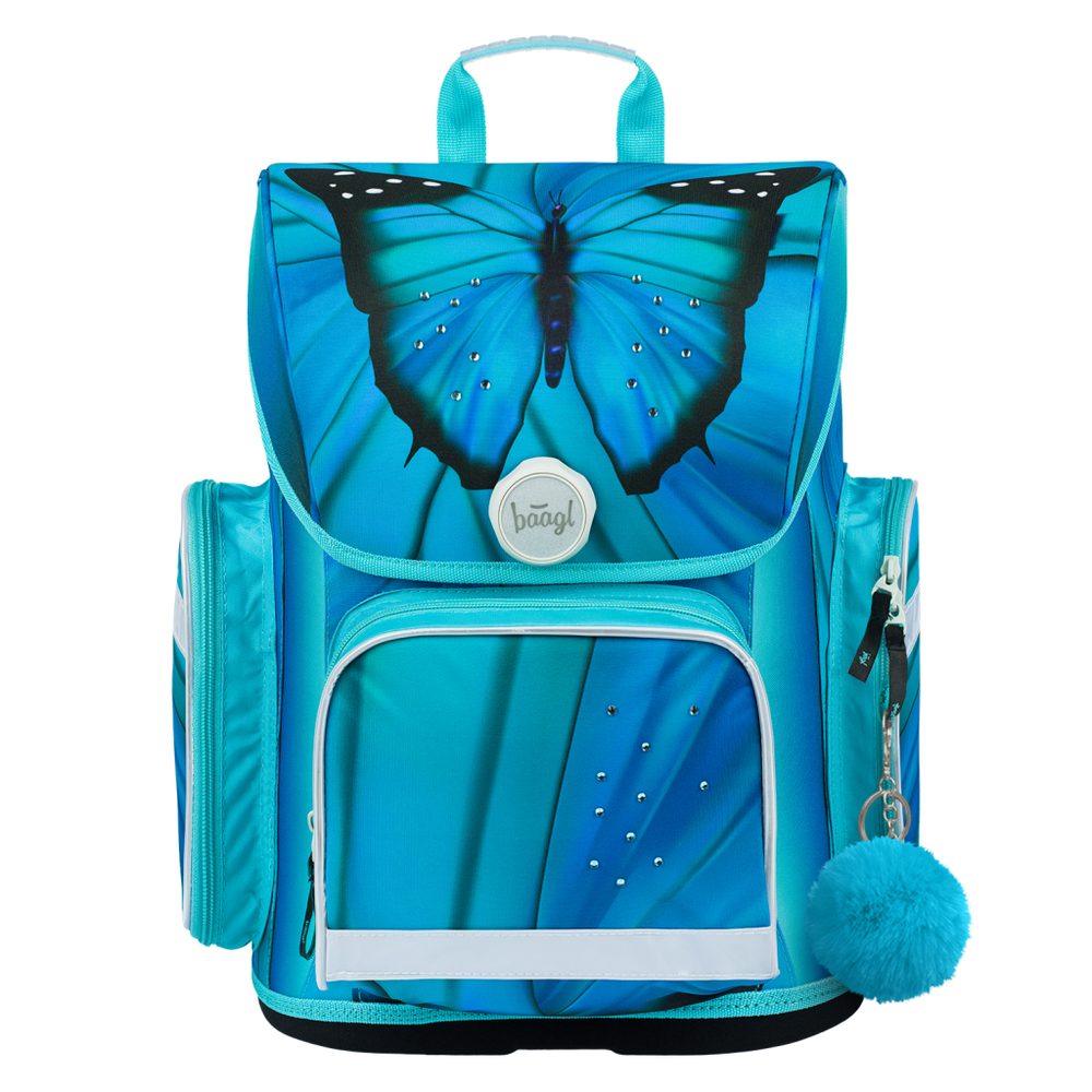 Levně BAAGL Školní aktovka Ergo Butterfly 19 l