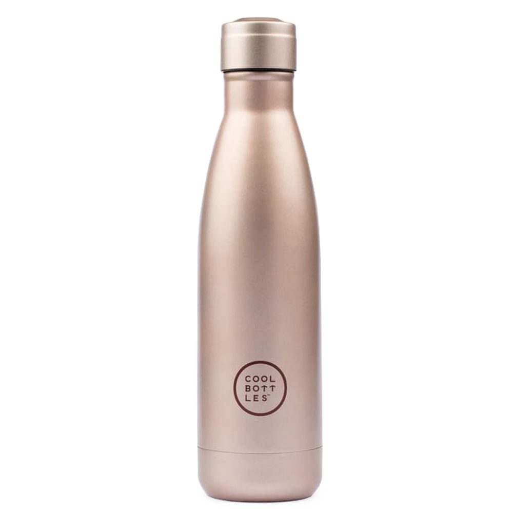 Levně Cool Bottles Nerezová termolahev Metallic třívrstvá 500 ml - růžová