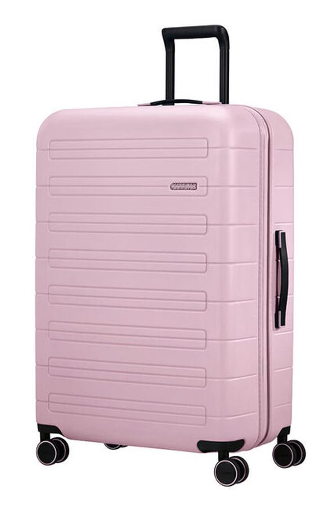 Levně American Tourister Skořepinový cestovní kufr Novastream L EXP 103/121 l - růžová