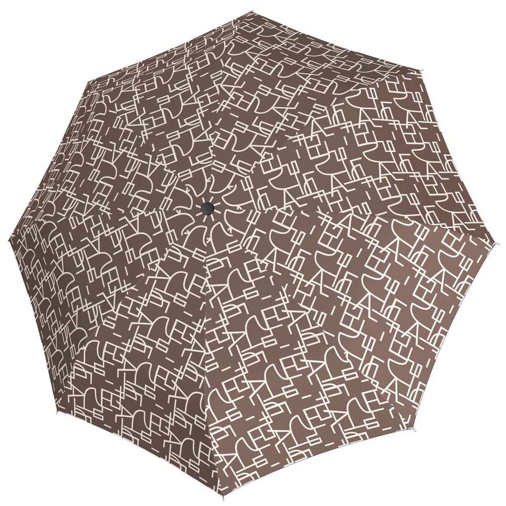 Levně Doppler Dámský automatický deštník Carbonsteel Magic Clarity 744865C - béžová
