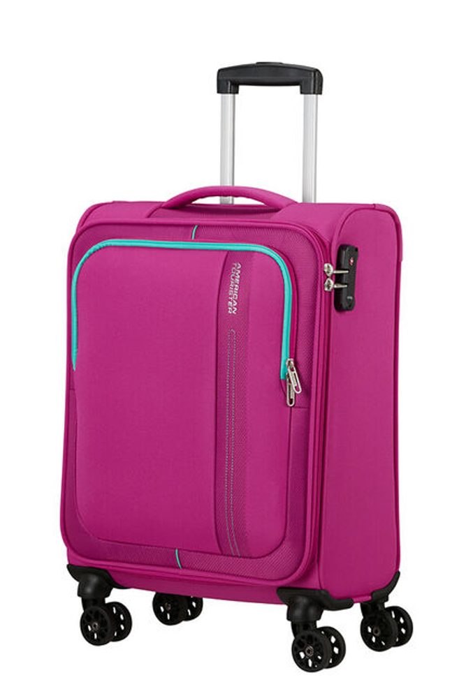 Levně American Tourister Kabinový cestovní kufr Sea Seeker S 36 l - fuchsiová