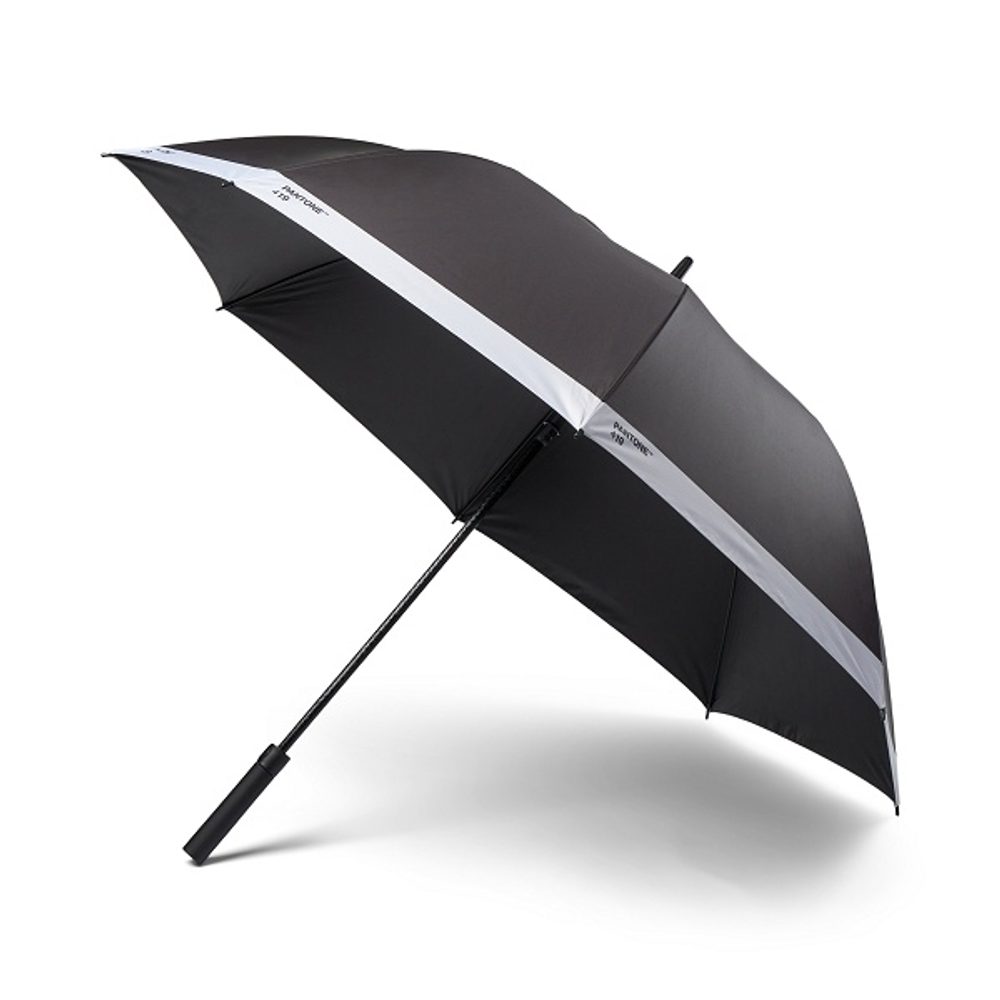Levně PANTONE Holový deštník Black 419