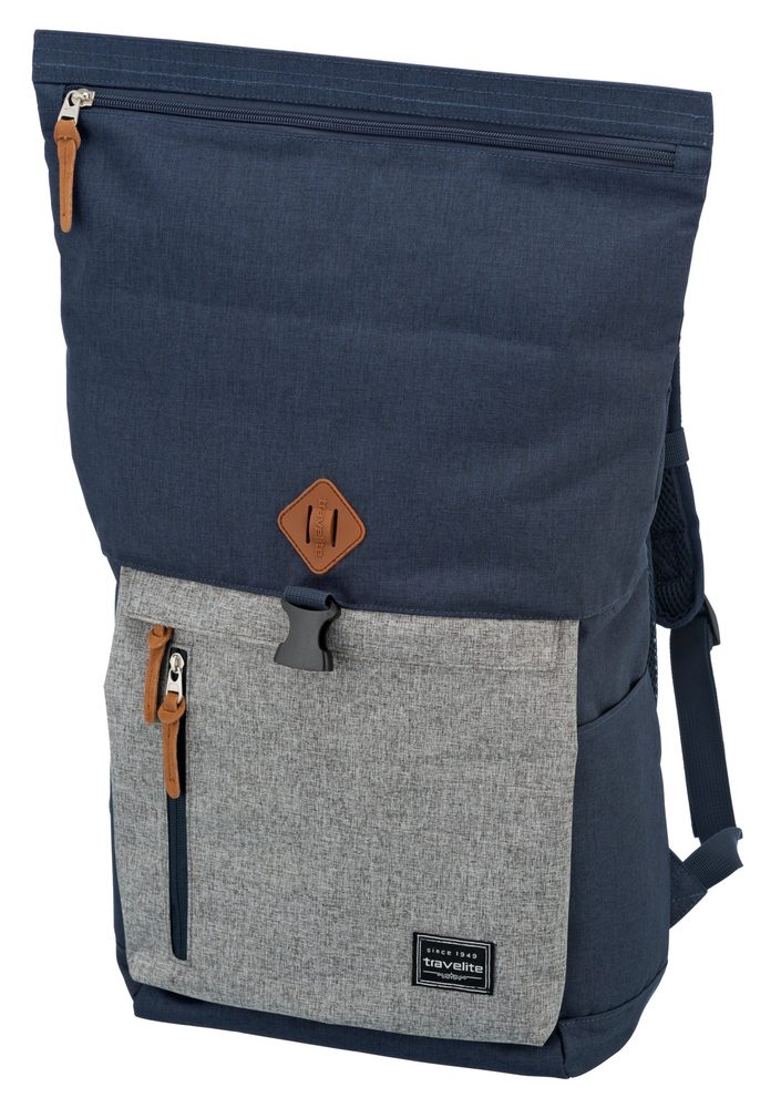 Obrázok Travelite Městský batoh Basics Roll-up Navy/Grey 35 l