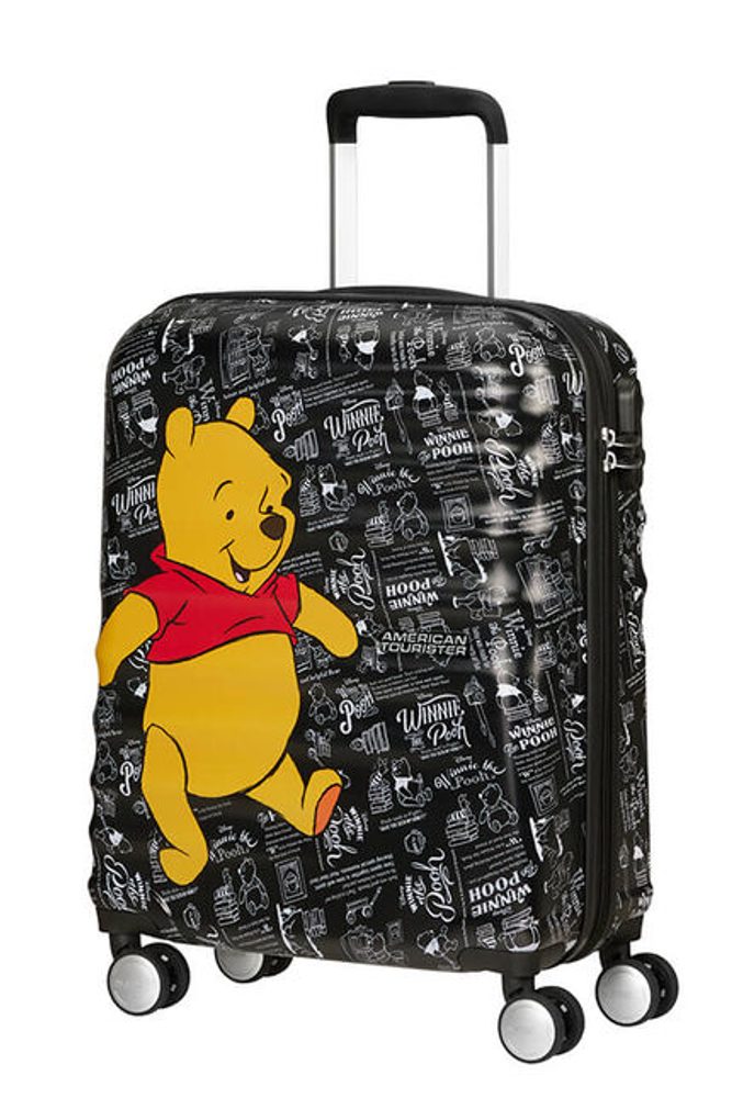 Levně American Tourister Kabinový cestovní kufr Wavebreaker Disney Spinner 36 l - černá