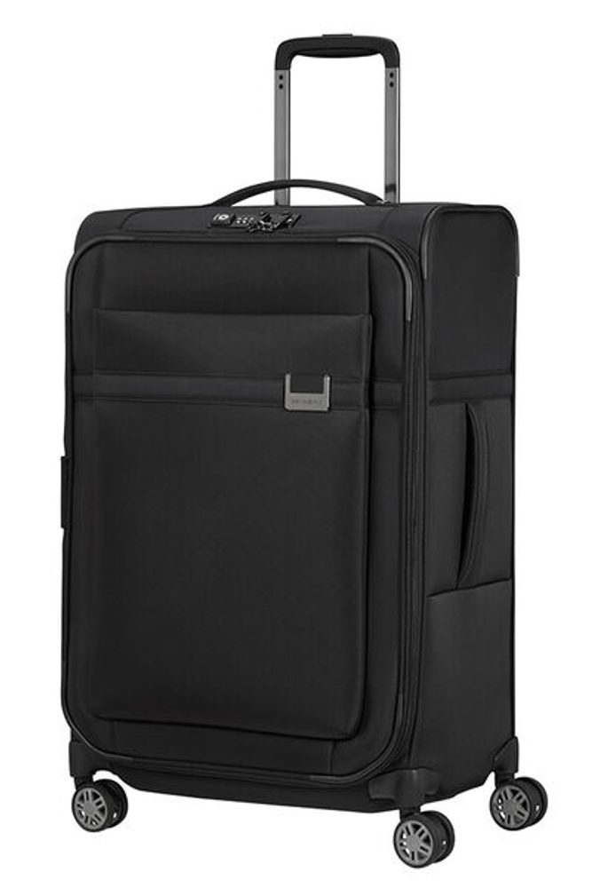 Levně Samsonite Látkový cestovní kufr Airea 67 cm 73,5/81,5 l - černá