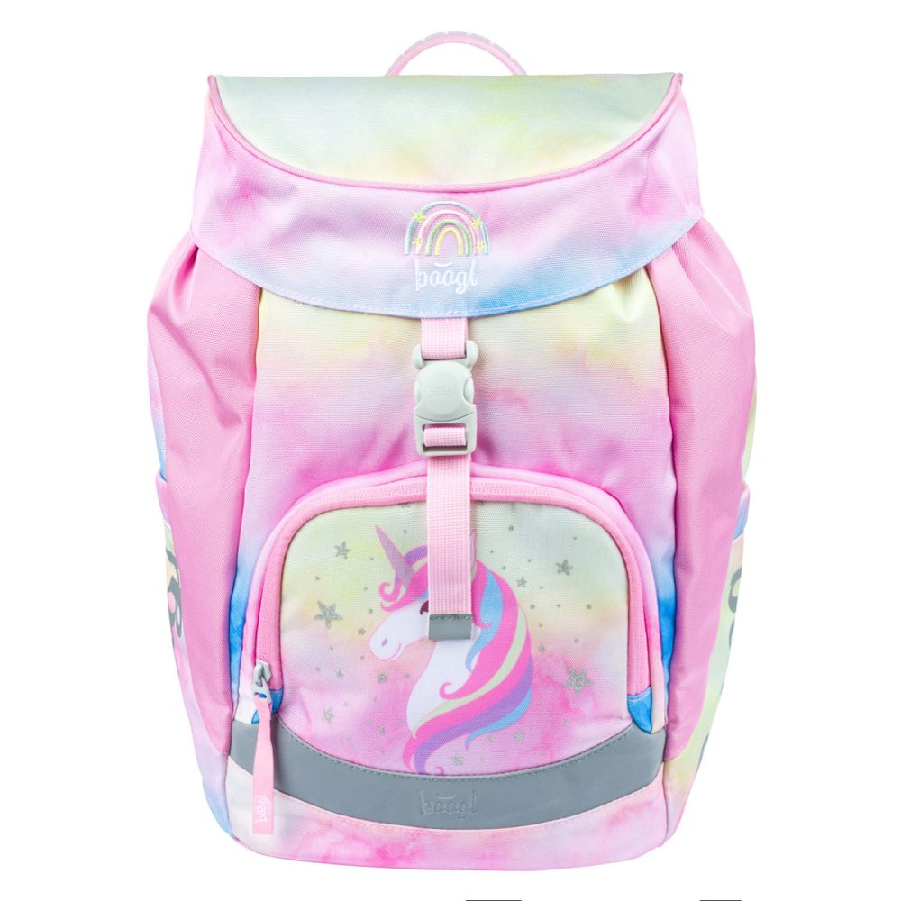 Levně BAAGL Školní batoh Airy Rainbow Unicorn 12 l