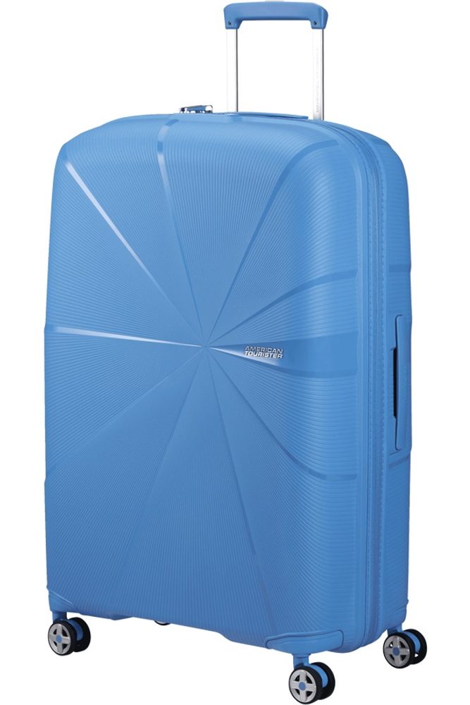 American Tourister Skořepinový cestovní kufr Starvibe L EXP 100/106 l - modrá