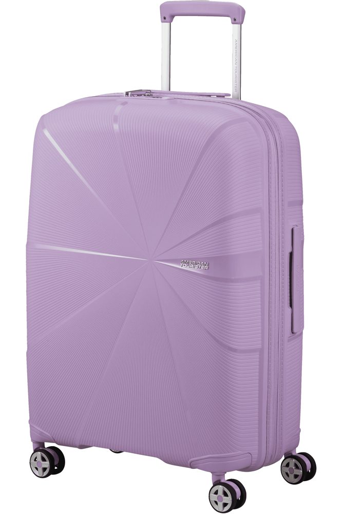 American Tourister Skořepinový cestovní kufr Starvibe M EXP 70/77 l - fialová