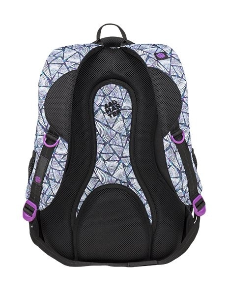 Obrázok BAGMASTER - Študentský batoh ENERGY 9 B VIOLET/WHITE/BLUE