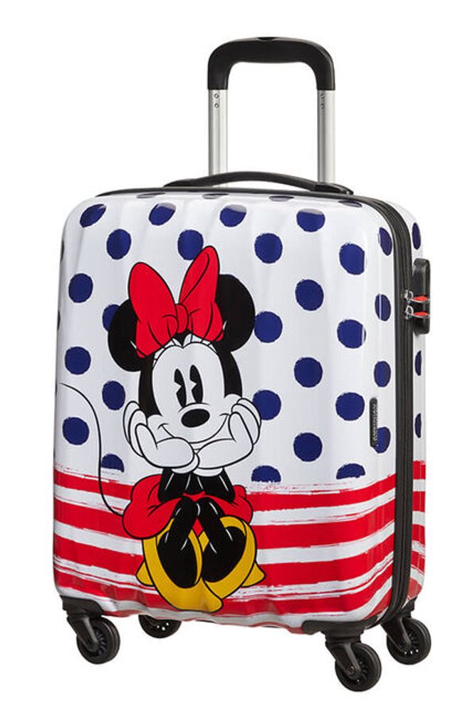 Levně American Tourister Kabinový cestovní kufr Disney Legends Spinner 36 l - krémová