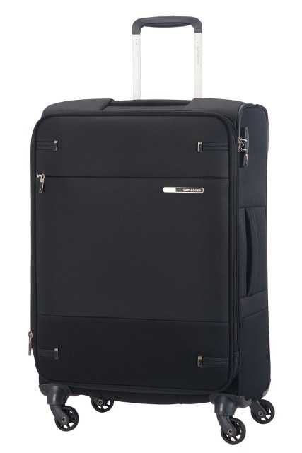 Levně Samsonite Látkový kufr Base Boost EXP 67,5/73,5 l - černá - 67,5 l