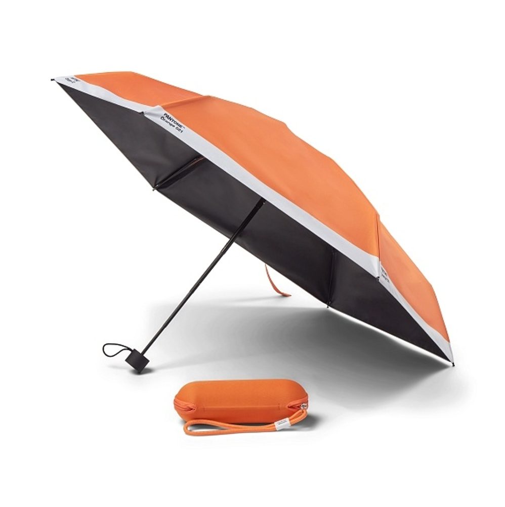 Levně PANTONE Skládací deštník Orange 021