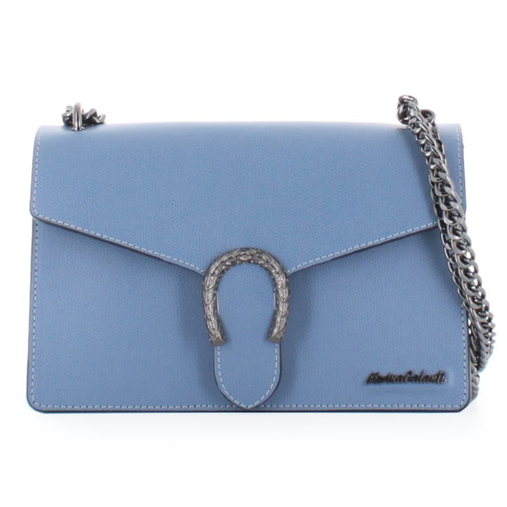 Marina Galanti Dámská kožená kabelka přes rameno MBP008SR3 - modrá