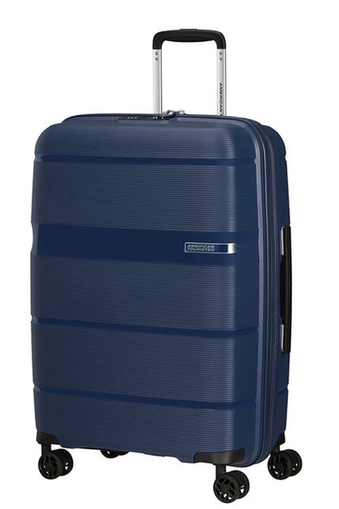 Levně American Tourister Skořepinový cestovní kufr Linex 63 l - modrá