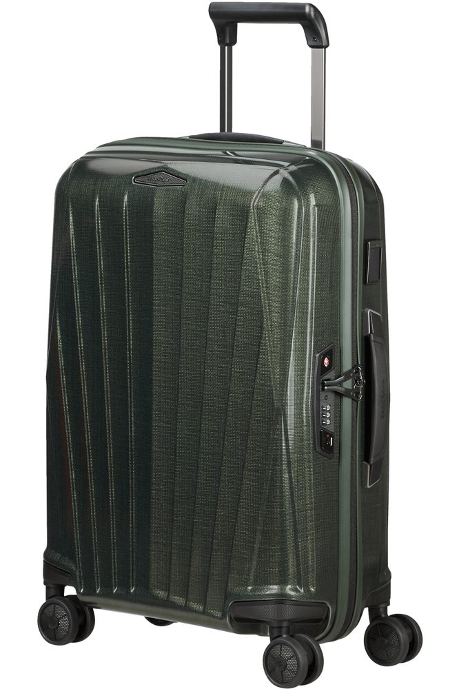 Levně Samsonite Kabinový cestovní kufr Major-Lite S EXP 37/43 l - tmavě zelená