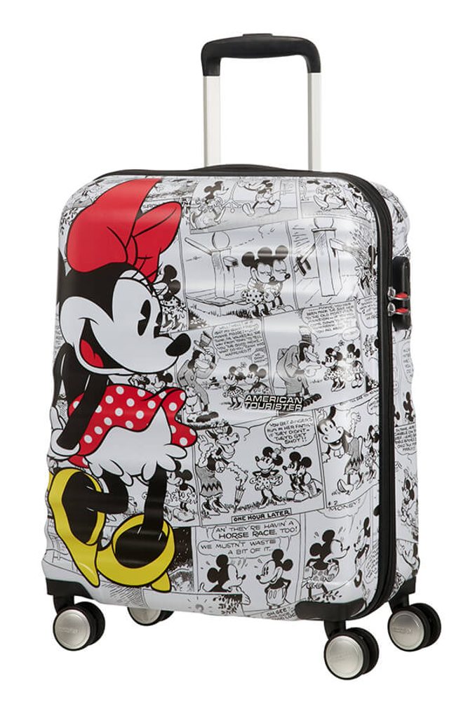 Levně American Tourister Kabinový cestovní kufr Wavebreaker Disney Spinner 36 l - šedá