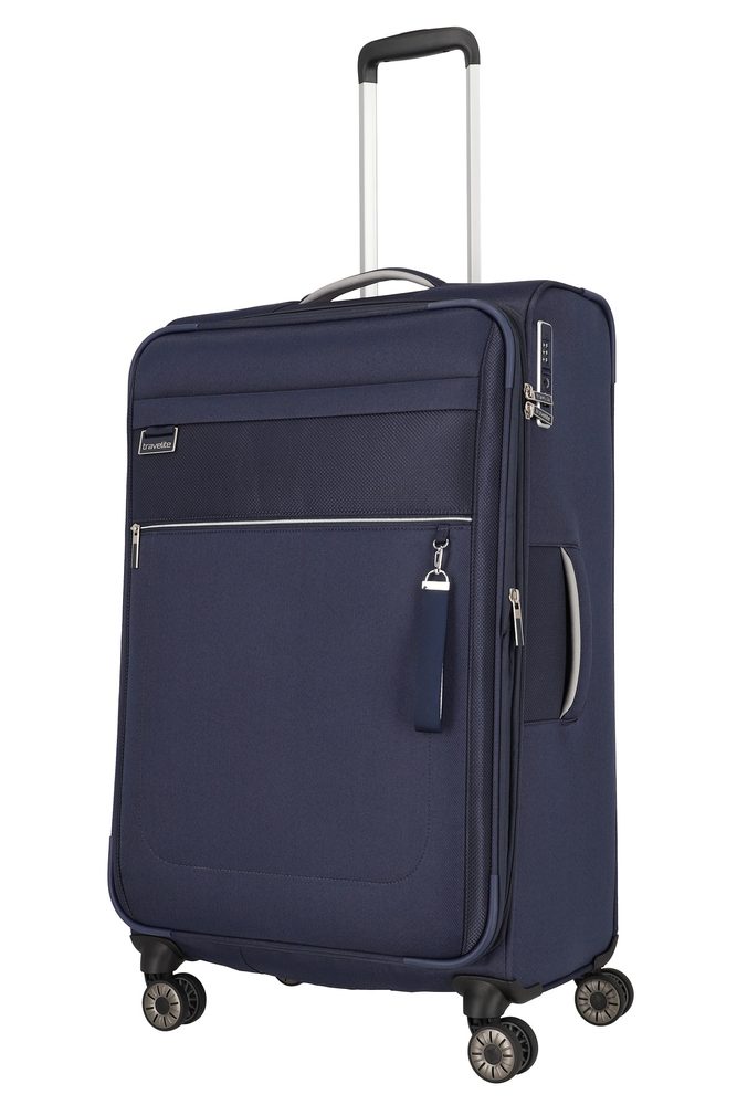 Obrázok Travelite Textilní cestovní kufr Miigo 4w Navy/outerspace L EXP 90/96 l