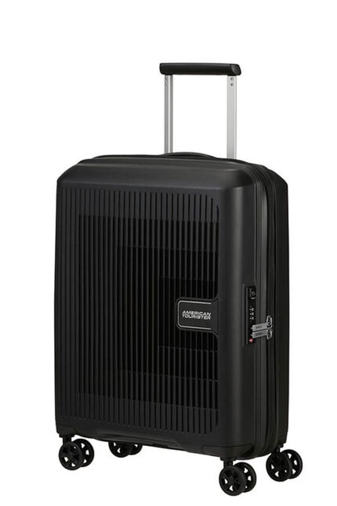 Levně American Tourister Kabinový cestovní kufr Aerostep S EXP 36/40 l - černá