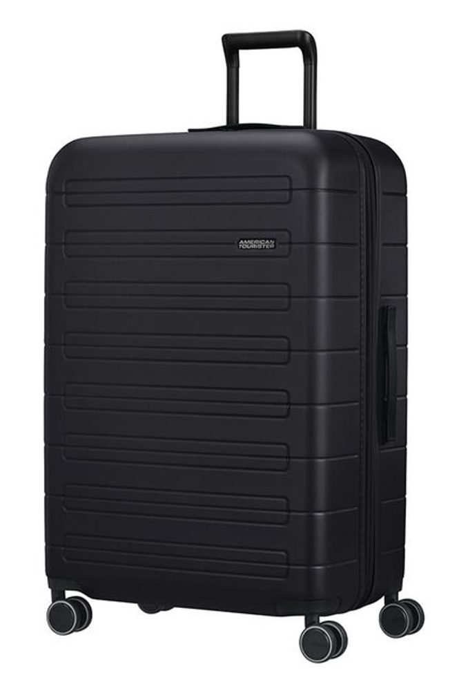 Levně American Tourister Skořepinový cestovní kufr Novastream L EXP 103/121 l - černá