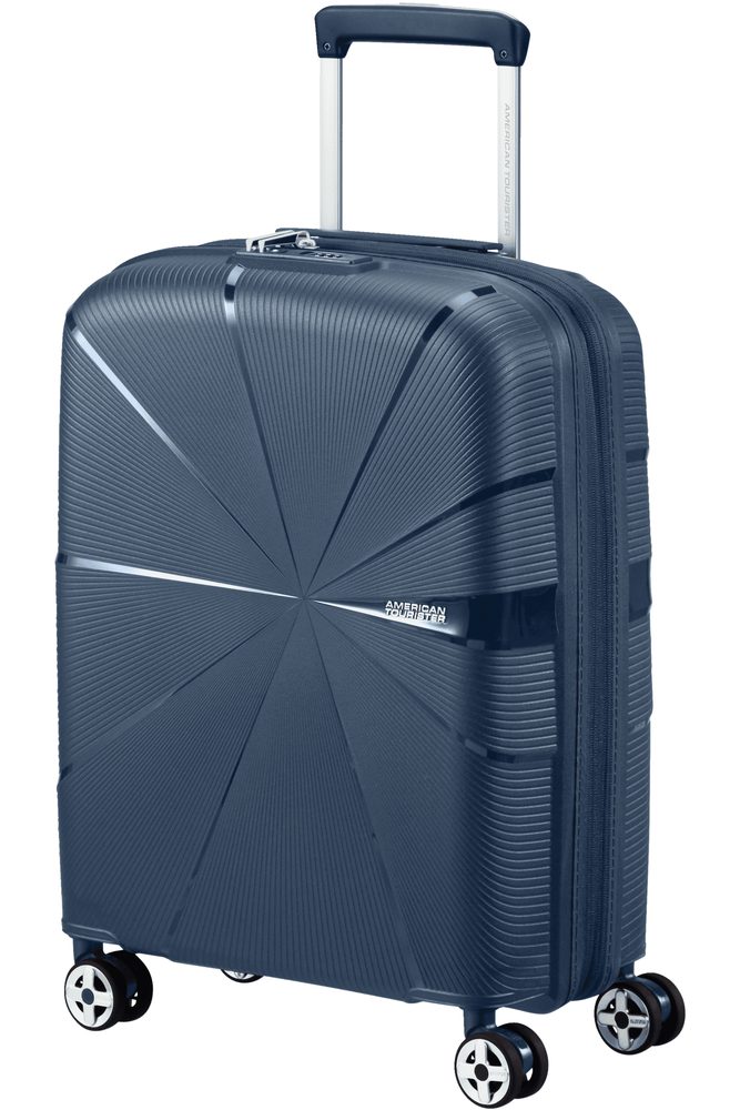 Levně American Tourister Kabinový cestovní kufr StarVibe S EXP 37/41 l - tmavě modrá