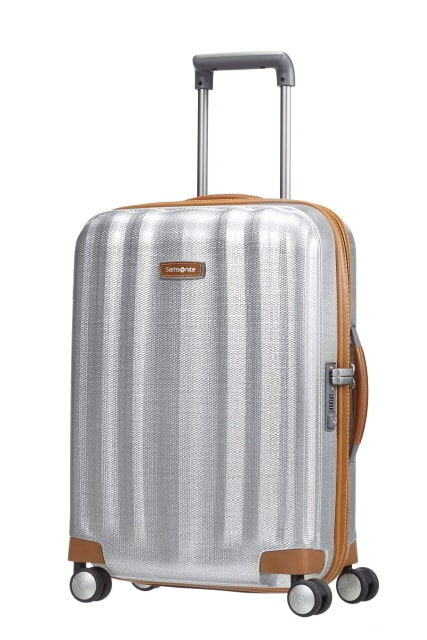 Samsonite Kabinový cestovní kufr Lite-Cube DLX Spinner 82V 36,5 l - stříbrná
