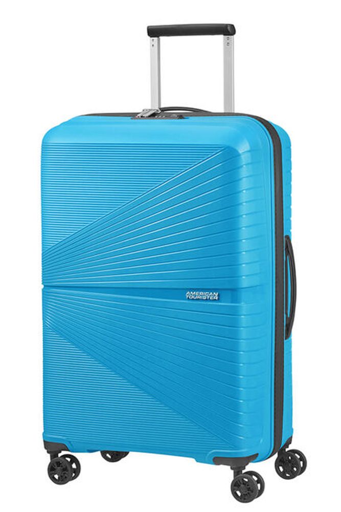 Levně American Tourister Skořepinový cestovní kufr Airconic 67 l - modrá