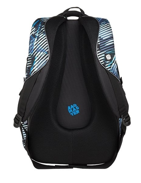 Obrázok BAGMASTER - Študentský batoh BAG 9 F GREEN/BLUE/BLACK