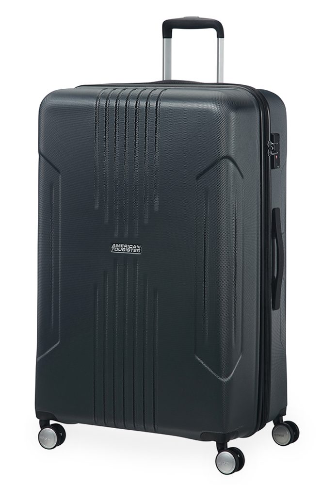 Levně American Tourister Cestovní kufr Tracklite Spinner EXP 105/120 l - černá