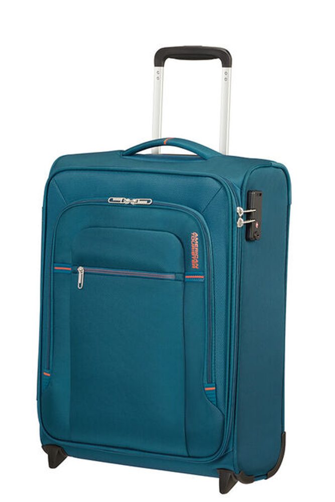 Levně American Tourister Kabinový cestovní kufr Crosstrack Upright 42 l - modrá