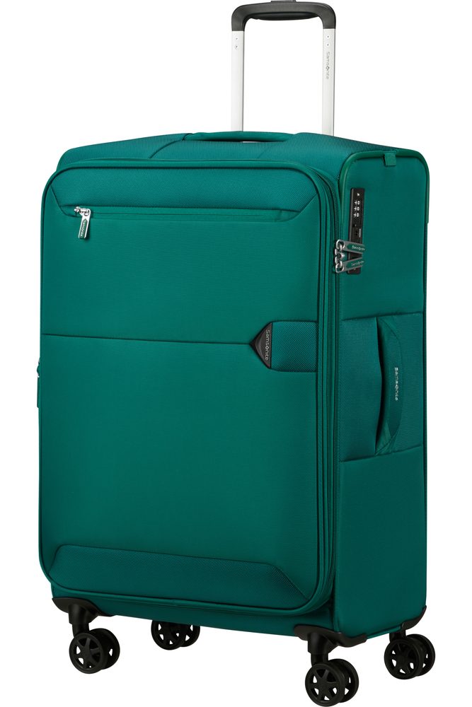 Samsonite Látkový cestovní kufr Urbify M EXP 68/76 l - zelená