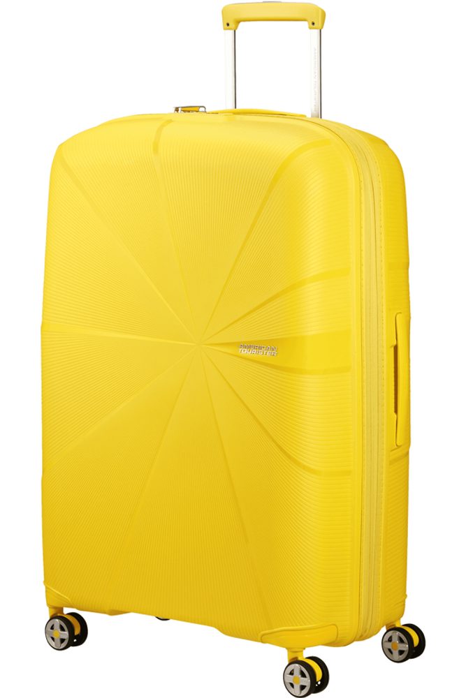 American Tourister Skořepinový cestovní kufr Starvibe L EXP 100/106 l - žlutá