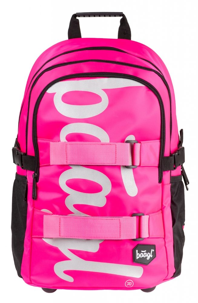 BAAGL Školní batoh Skate Pink 25 l