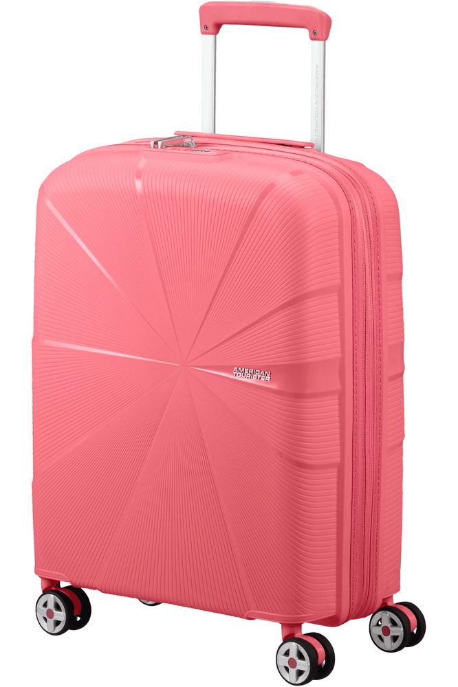 Levně American Tourister Kabinový cestovní kufr StarVibe S EXP 37/41 l - růžová