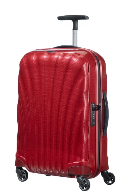 Samsonite Kabinový cestovní kufr Cosmolite Spinner V22 36 l - červená