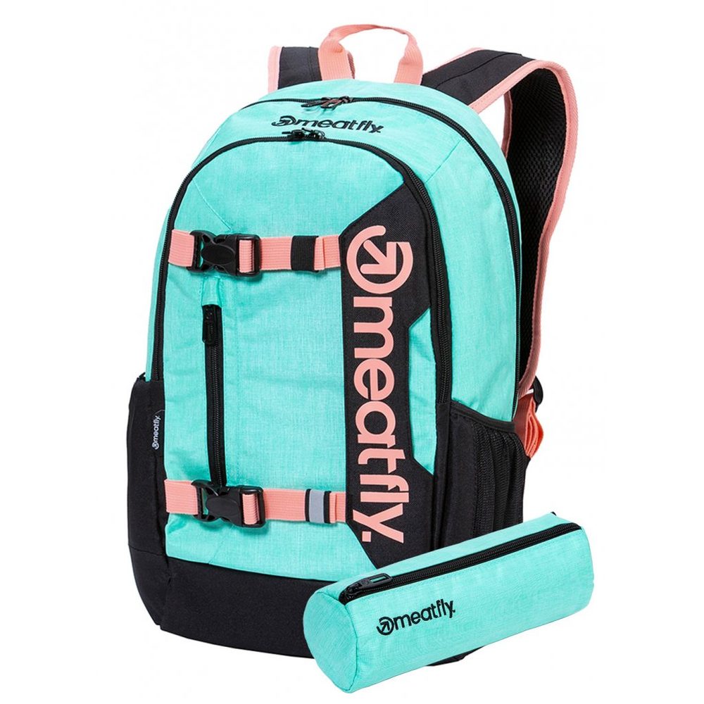 Obrázok Meatfly Basejumper 6 Backpack, Heather Mint (8590201760299)