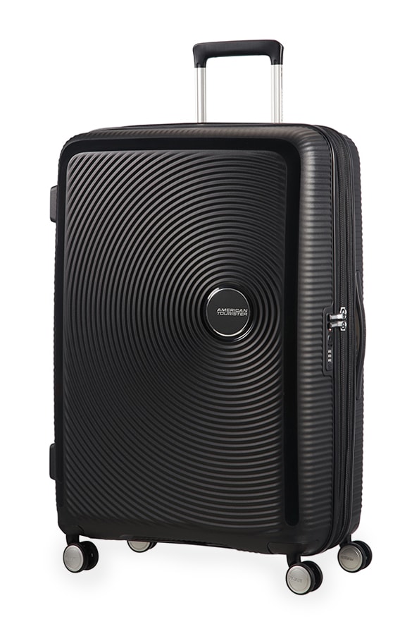Levně American Tourister Cestovní kufr Soundbox Spinner EXP 71,5/81 l - černá