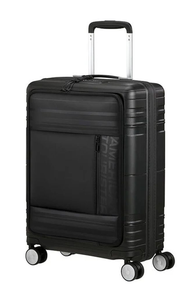 American Tourister Kabinový cestovní kufr Hello Cabin Coated 36 l - černá