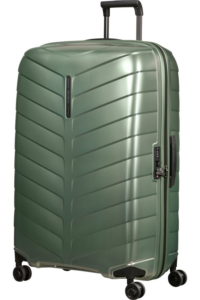 Samsonite Skořepinový cestovní kufr Attrix XL 120 l - zelená