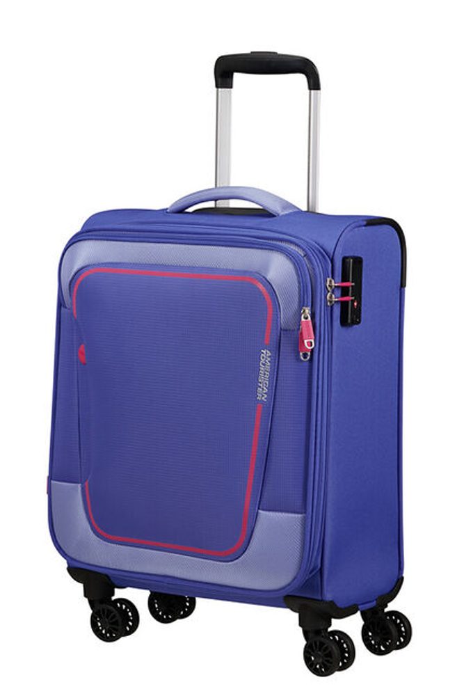 Levně American Tourister Kabinový cestovní kufr Pulsonic EXP S 40,5/43,5 l - fialová